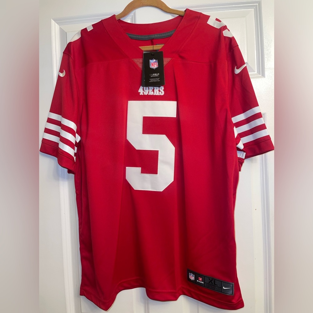 Trey Lance San Francisco 49ers Nike Vapor Limited Jersey - Scarlet